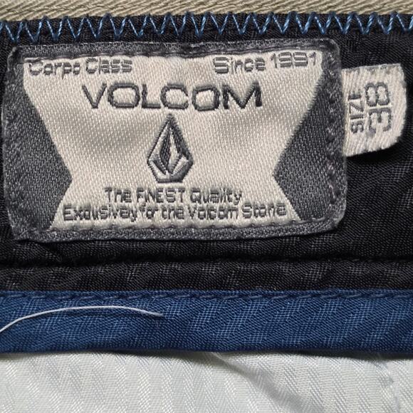 Volcom Corpo Class Chino Shorts Men’s 38 Brown Skate / Casual - Picture 2 of 6